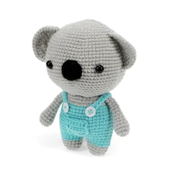 make your own crochet animal kit - koala make your own crochet animal kit - koala