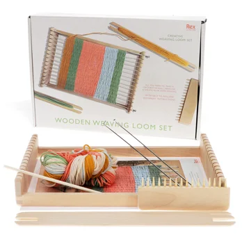 wooden weaving loom set wooden weaving loom set