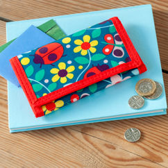children's wallet - ladybird