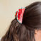 hair claw clip - watermelon