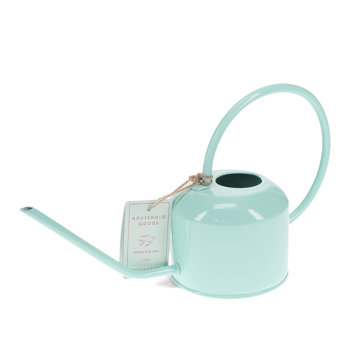 metal watering can 1ltr - sky blue