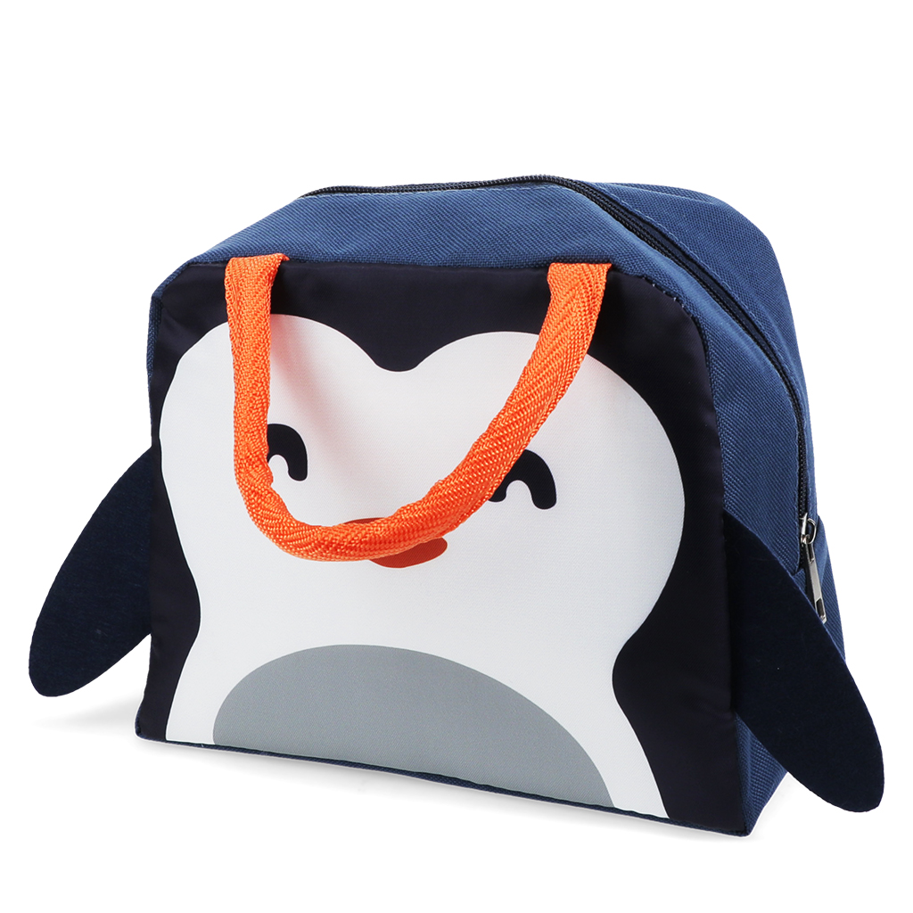children's insulated lunch bag - penguin