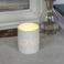 glossy ceramic tealight holder - love