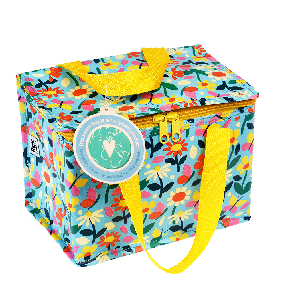 isolierte snacktasche butterfly garden