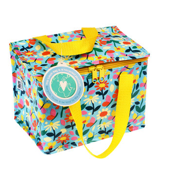insulated lunch bag - butterfly garden