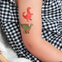 abwaschbare tattoos - dinosaurier