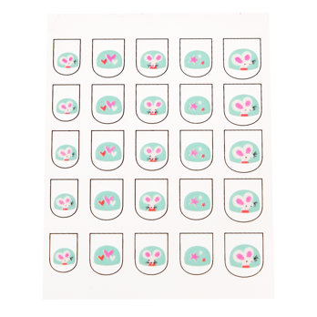 nagel-sticker mimi and milo (set mit 25 stück)