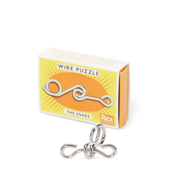 brain teaser wire puzzle - assorted