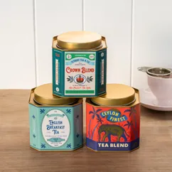 boîte à thé en métal - english breakfast boîte à thé en métal - english breakfast