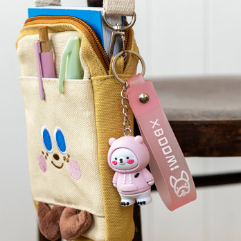 keyring bag charm - polar bear