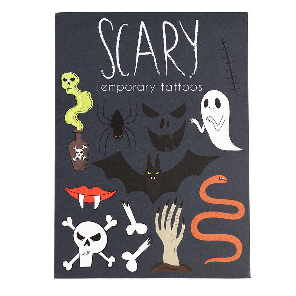 temporary tattoos - scary