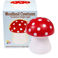 night light - red toadstool