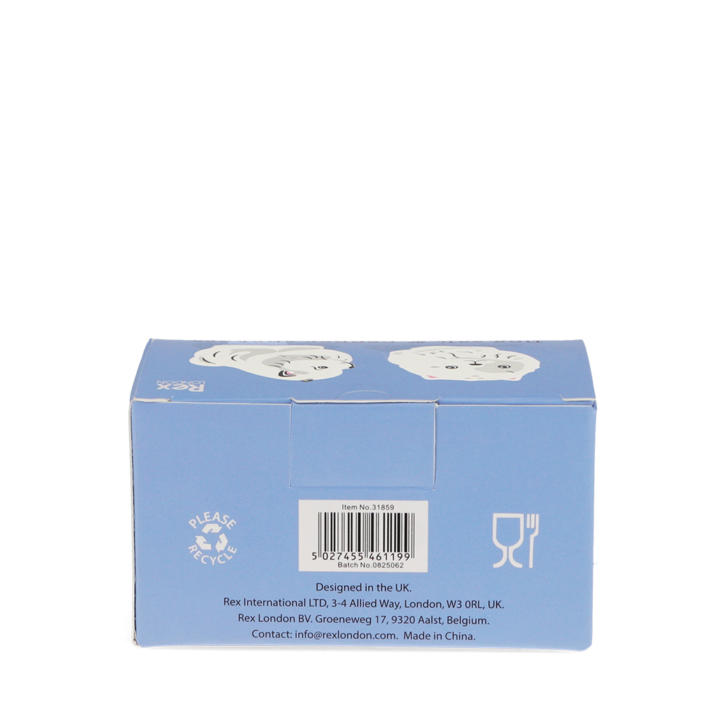 salz- und pfefferstreuer aus keramik - dogs