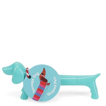 kugelschreiber in dackelform - aqua kugelschreiber in dackelform - aqua