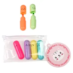 cat highlighters (pack of 6)