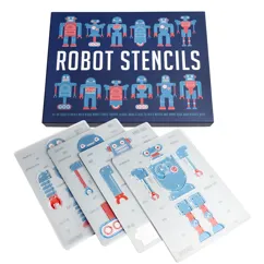 draw your own robots large stencil set