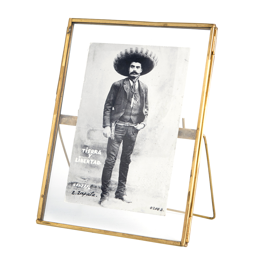 standing brass frame 18x13cm