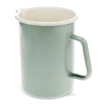 enamel jug 1.7ltr - pistachio green
