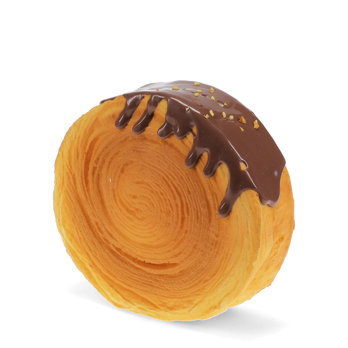 objet anti-stress malléable - cromboloni au chocolat