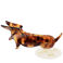 hair claw clip - sausage dog