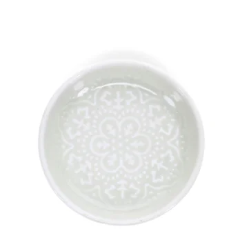 enamel trinket dish - light grey enamel trinket dish - light grey