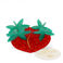 hair claw clip - strawberries
