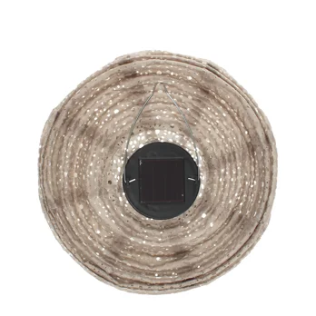 lanterne solaire d'extérieur à suspension - gris vison lanterne solaire d'extérieur à suspension - gris vison