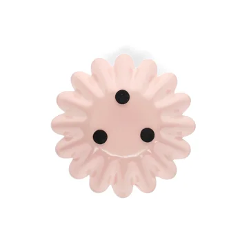 enamel cupped flower candle holder - soft pink enamel cupped flower candle holder - soft pink
