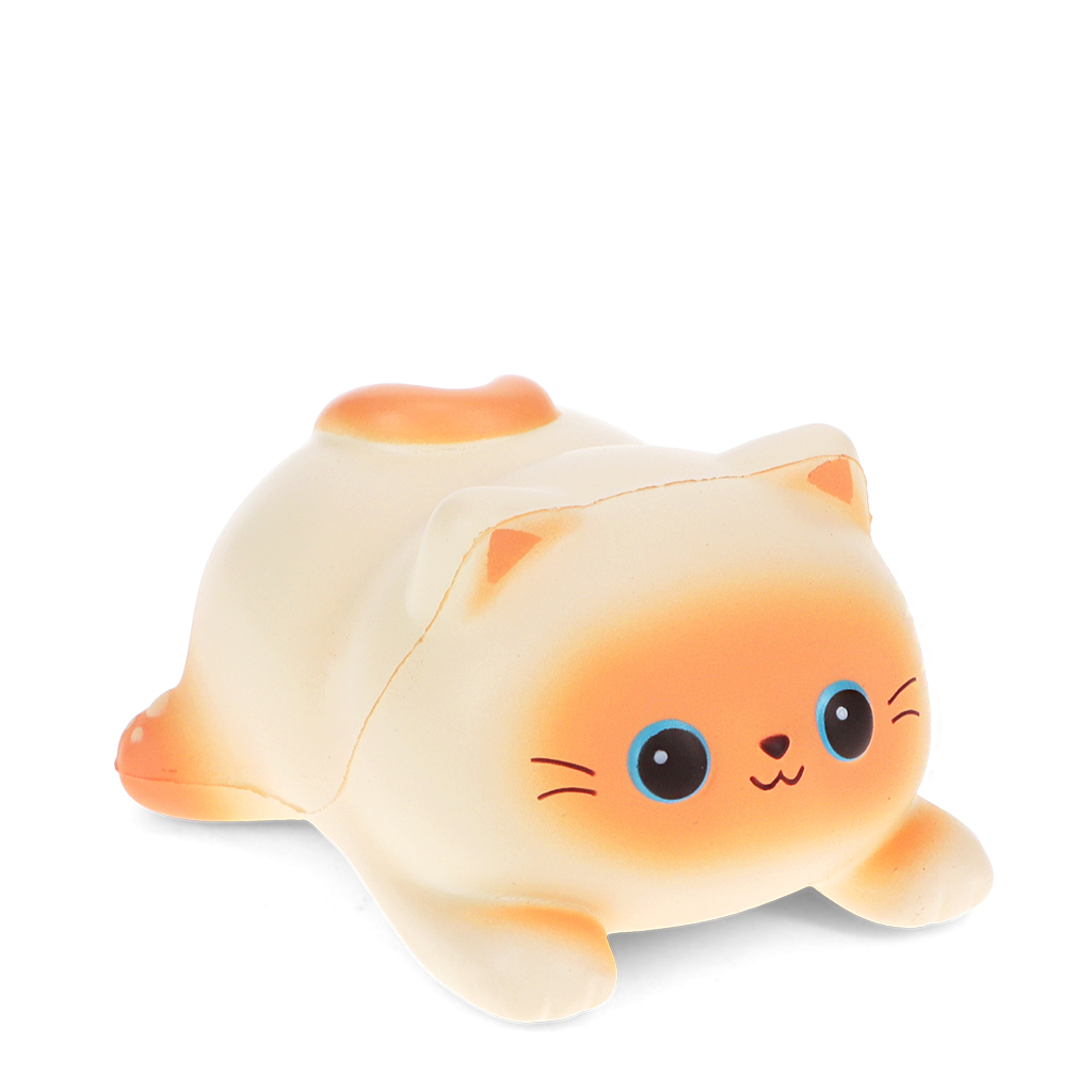 squidgy stress toy - laying cat