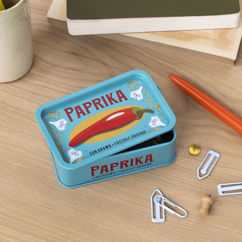 boîte de conservation miniature avec couvercle - paprika