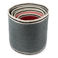 round jute storage baskets (set of 4) - mixed colours