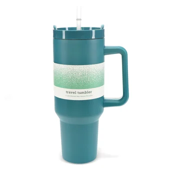 travel tumbler with handle (1.2ltr) - petrol blue travel tumbler with handle (1.2ltr) - petrol blue