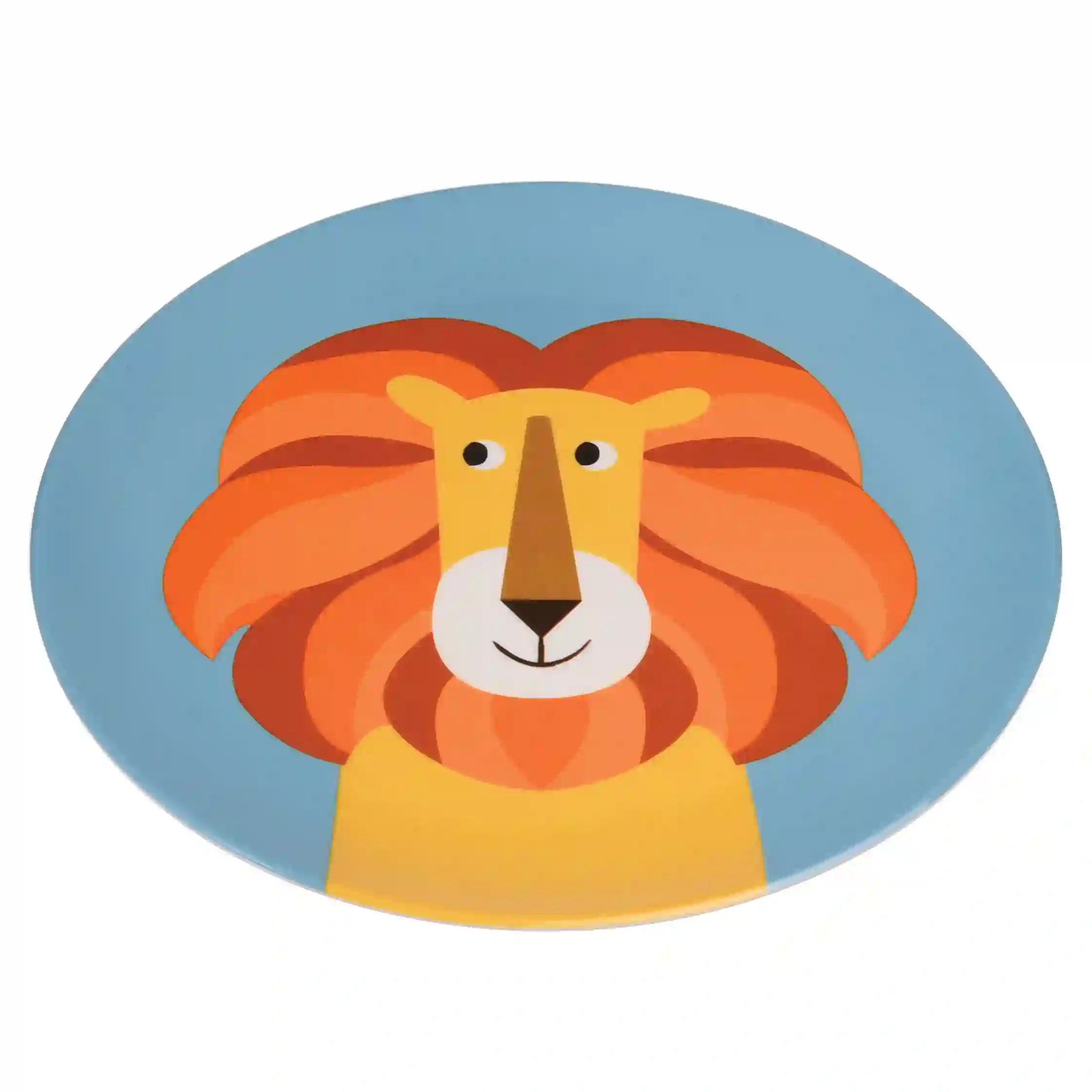 melamine plate - charlie the lion