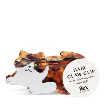 hair claw clip - cat