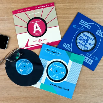 record microfibre cloth - "i can see clearly now"  record microfibre cloth - "i can see clearly now"