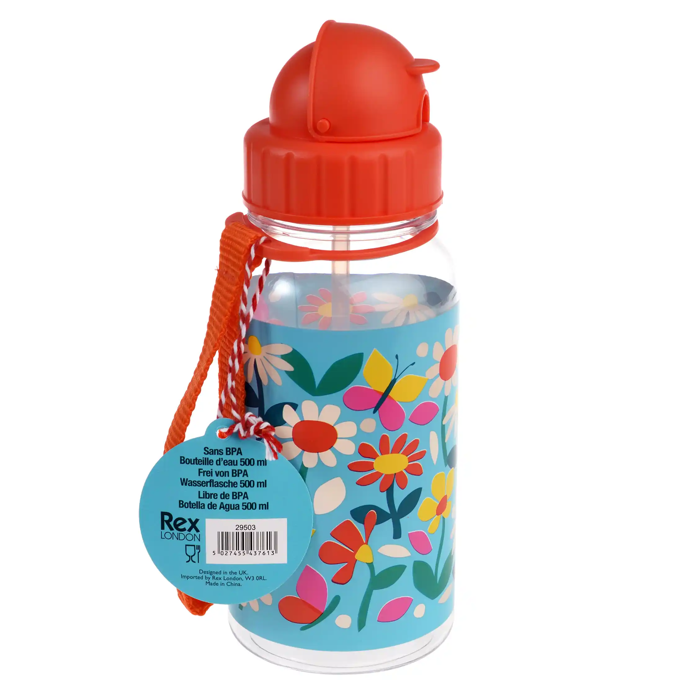 bouteille d'eau pour enfants 500ml butterfly garden
