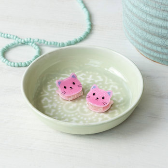 mini pinces à cheveux (lot de 2) - chats roses