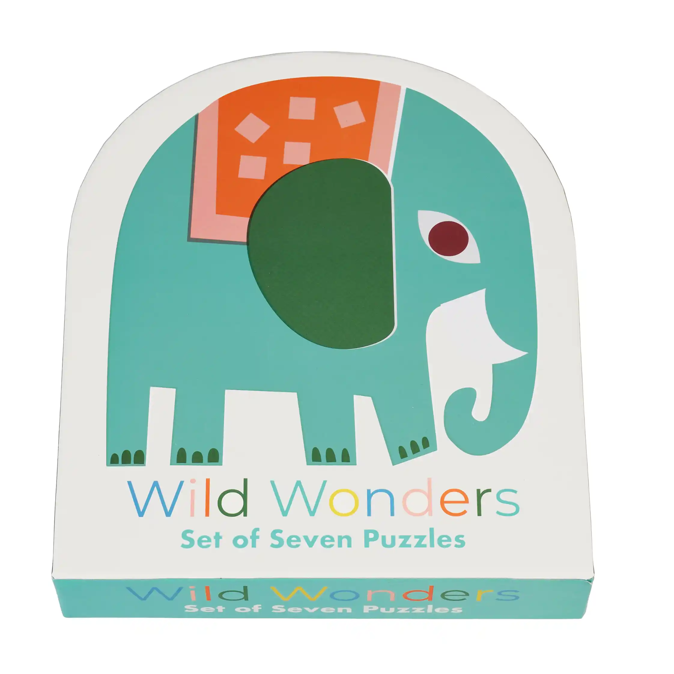 ensemble de sept puzzles wild wonders