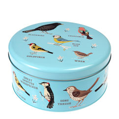 cake storage tin - garden birds