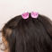 mini pinces à cheveux (lot de 2) - chats roses