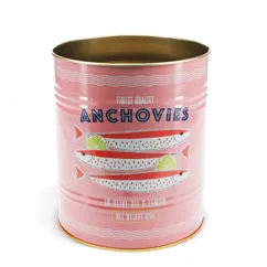 xl storage tins (set of 2) - fish xl storage tins (set of 2) - fish