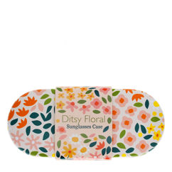 sunglasses case & cleaning cloth - ditsy floral