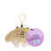plush bag character charm - fluffy croissant