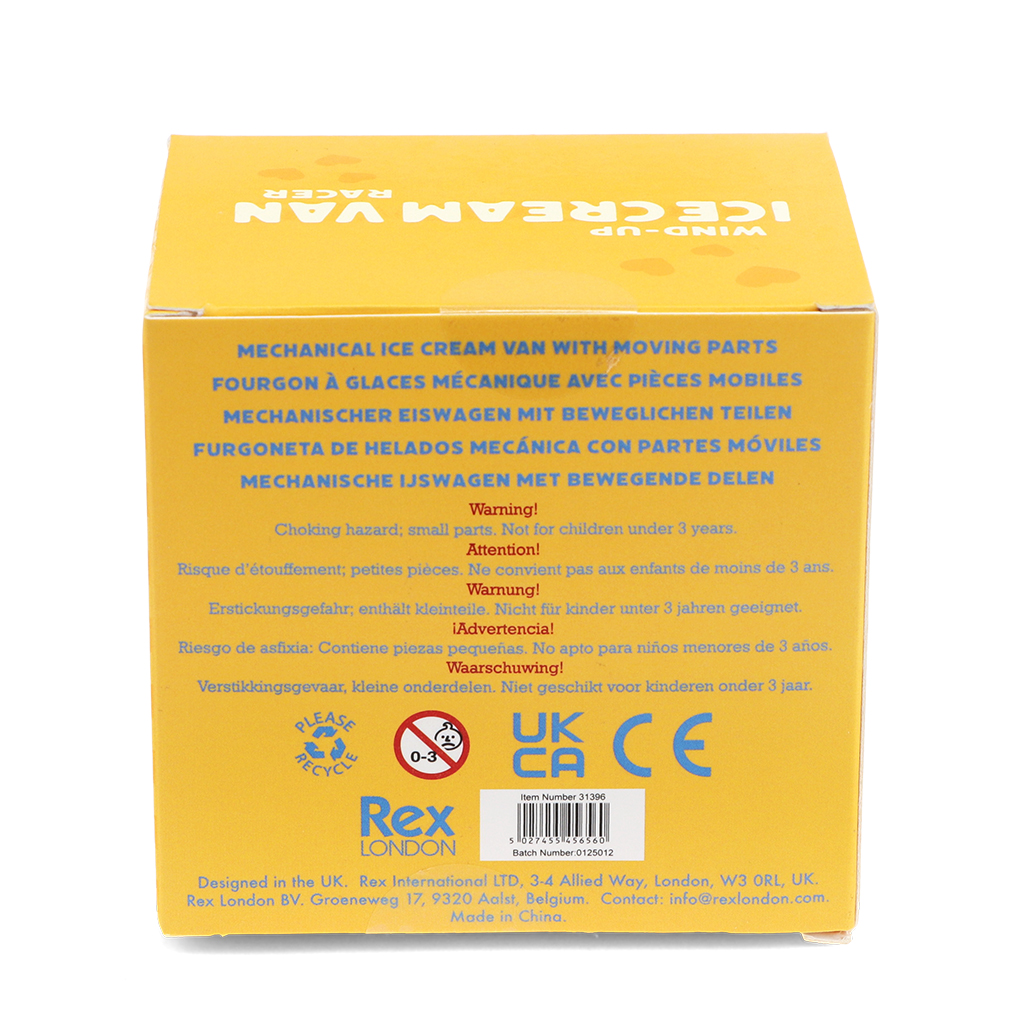 aufziehbarer renn-eiswagen - blau