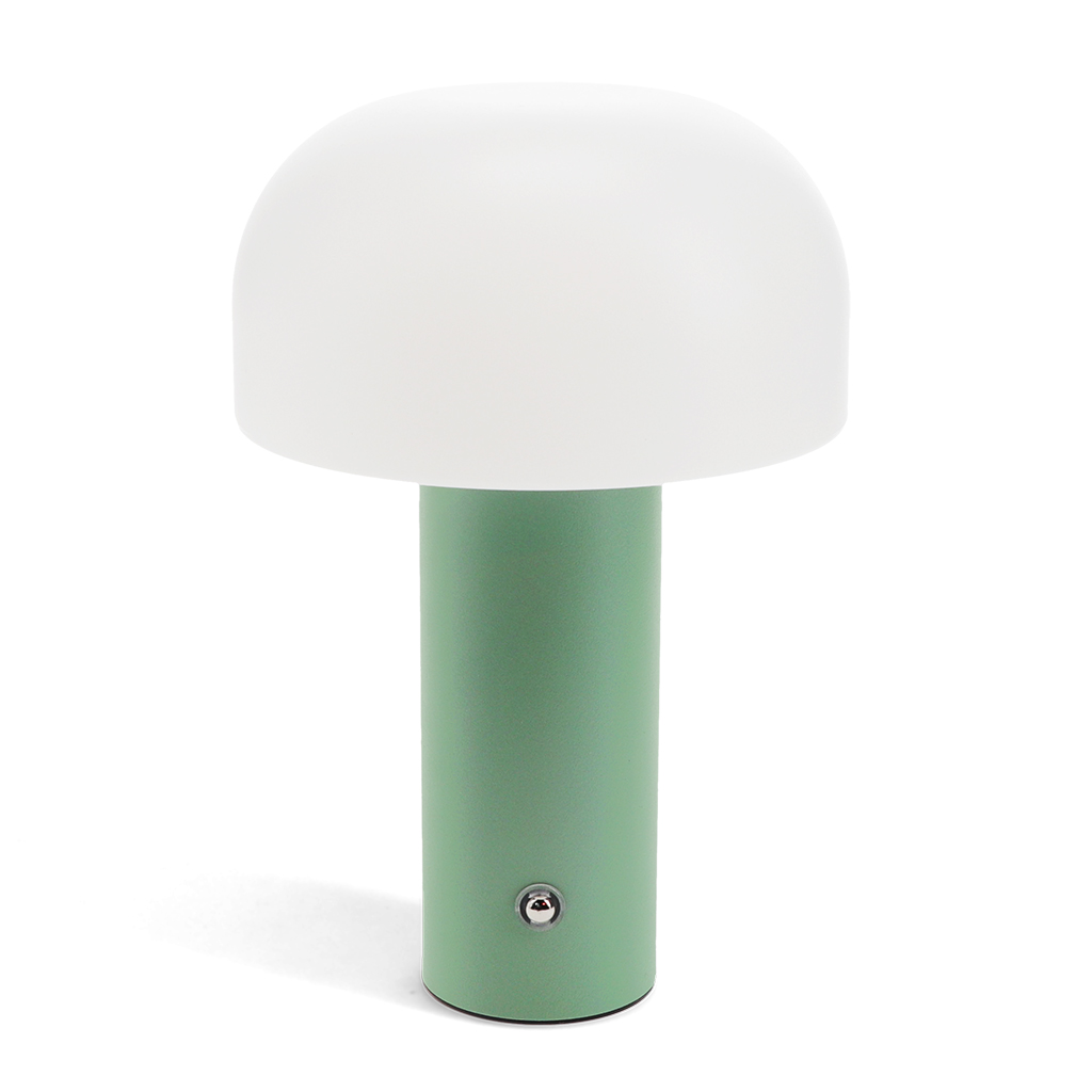 lampe tactile champignon rechargeable usb - vert