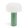 tischlampe in pilzform mit usb-ladefunktion -grün