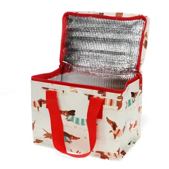 insulated lunch bag - sausage dog insulated lunch bag - sausage dog