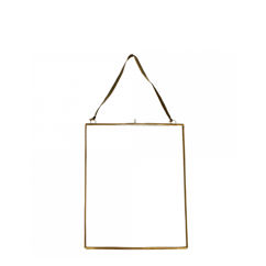 hanging brass frame 25 x 20cm