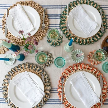 set de table en cosses de maïs - naturel set de table en cosses de maïs - naturel