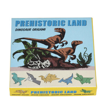 origami-set prehistoric land